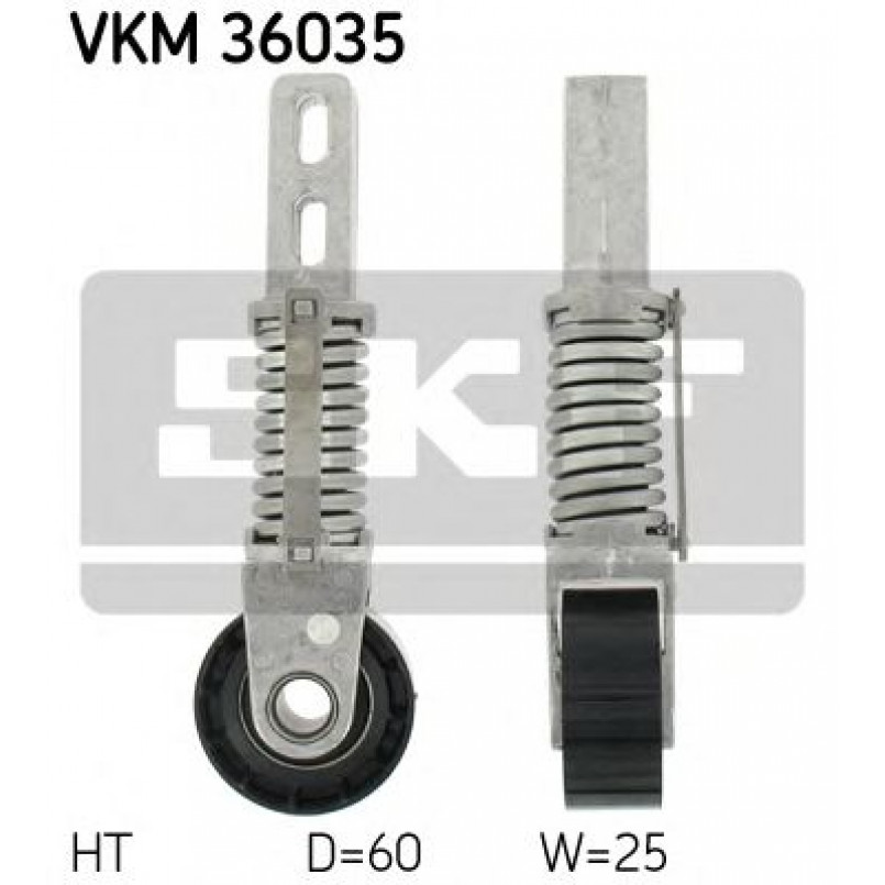 VKM 36035 SKF Натягувач поліклинового ременя